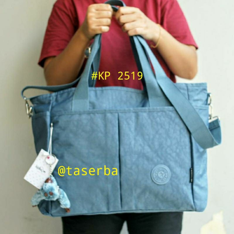 Tas Tote Wanita Jumbo Travel Bag Baby Besar Original Kipling KP 2519 2 in 1