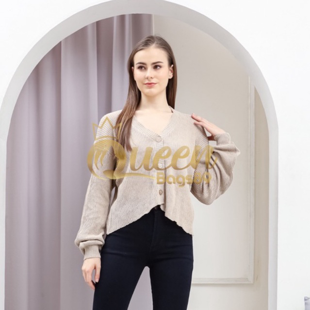 Queenbags89 baju outfit cewek baju atasan wanita baju Rajut Nayla Crop