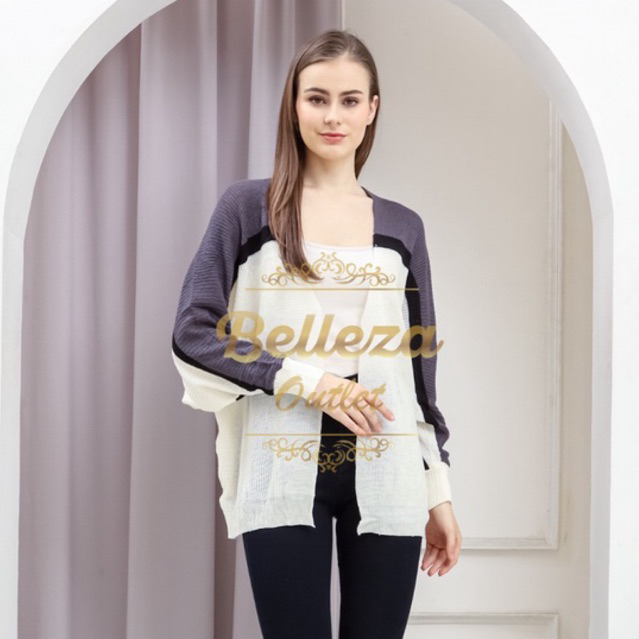 belleza outlet baju rajut Cardigan rajut atasan wanita batwing combi