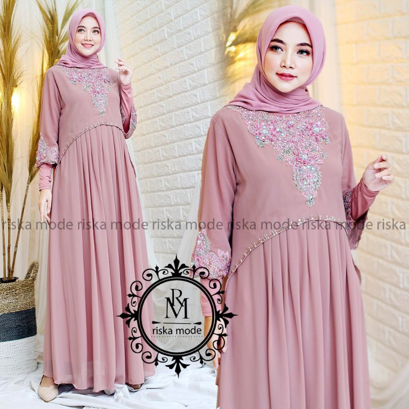 FASHION MUSLIM//KAFTAN GYA//SERAGAMAN KELUARAGA//BAJU PESTA LAMARAN//BAJU WISUDA//KAFTAN TERBARU//BAJU LEBARAN//By Riska Mode