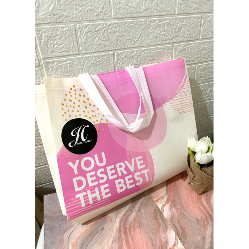 Tote Bag Jims Honey Reusable Bag Pembungkus Kado