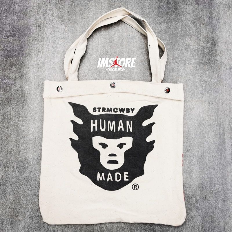 Human Made Tote Bag Japan Magazine (Bisa Dilipat) Tote bag pria dan wanita