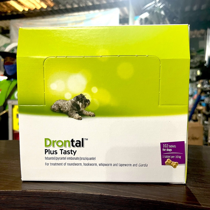 Drontal Dog Plus Tasty Obat Cacing (Harga per Tablet)