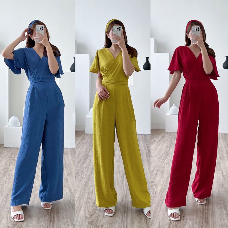 Jumpsuit Viral Jumpsuit Baju Jumpsuir Pakaian Pakean Cwek Import Frogs Pants Remaja Baju Kodok Wanit