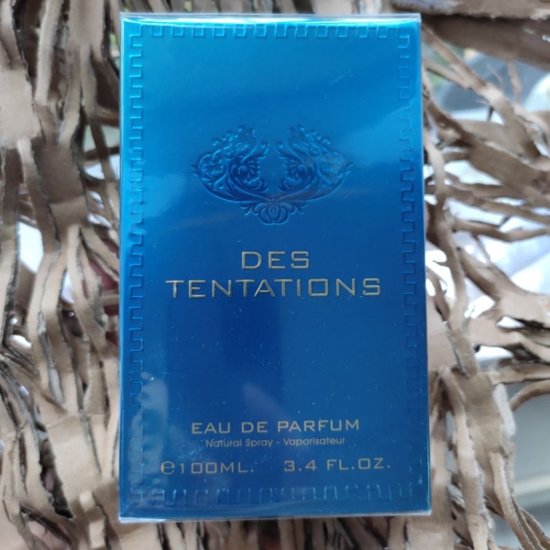 Parfum Fragrance World Des Tentations EDP Dupe Versace Eros EDP 100ml