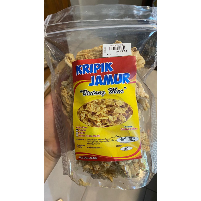 

Kripik/Keripik Jamur “Bintang Mas”