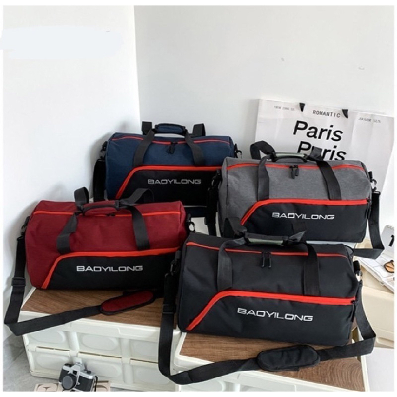 tas jinjing besar duffel bags baoyilong tas travelling tas olahraga tas jinjing mudik tas mudik polos simple