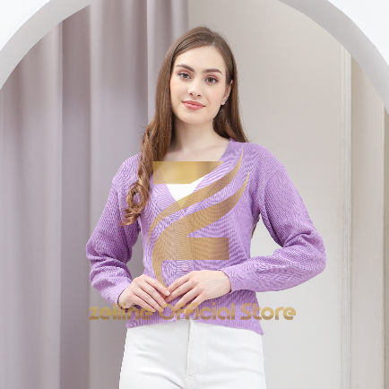 zelline official cardigan rajut arsy 3 kancing