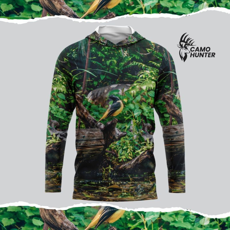 baju camo berburu hutan dryfit premium