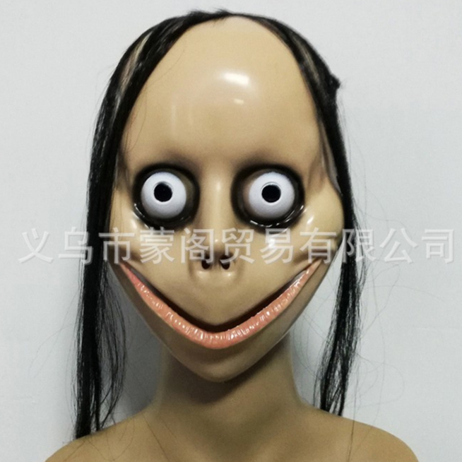 TOMO topeng momo halloween seram rumah hantu prank cosplay mask