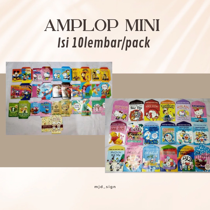 

Amplop lebaran MINI isi 10