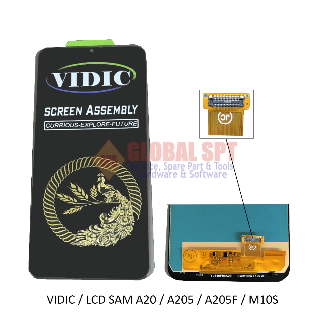 VIDIC / LCD TOUCHSCREEN SAMSUNG A20 / A205 / A205F / M10S