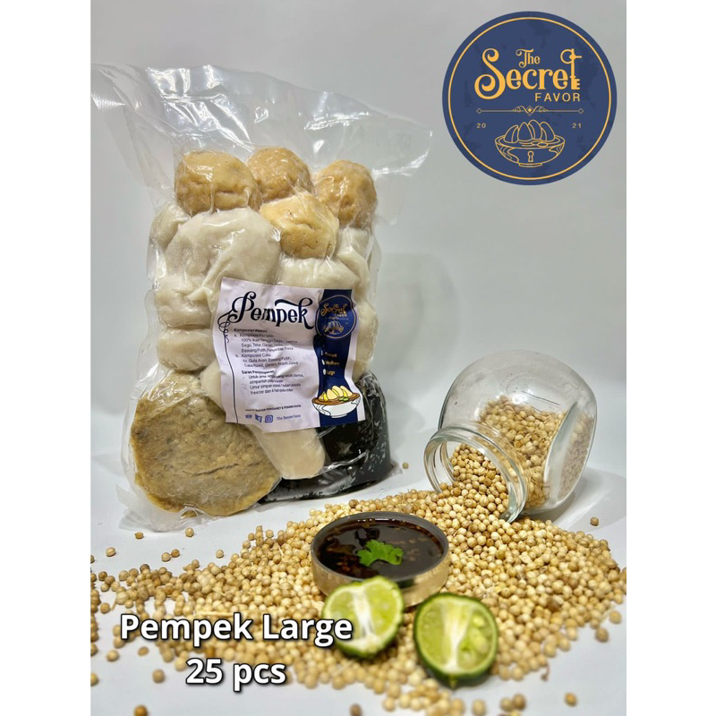 

Pempek Palembang Handmade (Package Vakum) Porsi Large 25 Pcs