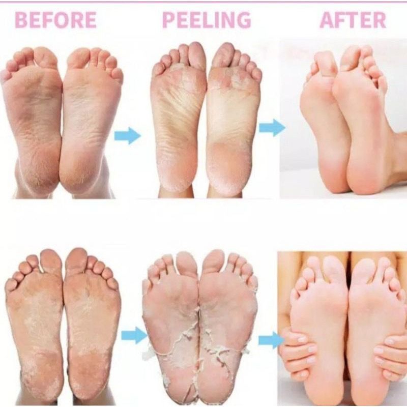 MASKER KAKI EXFOLIATING FOOT MASK LAVENDER