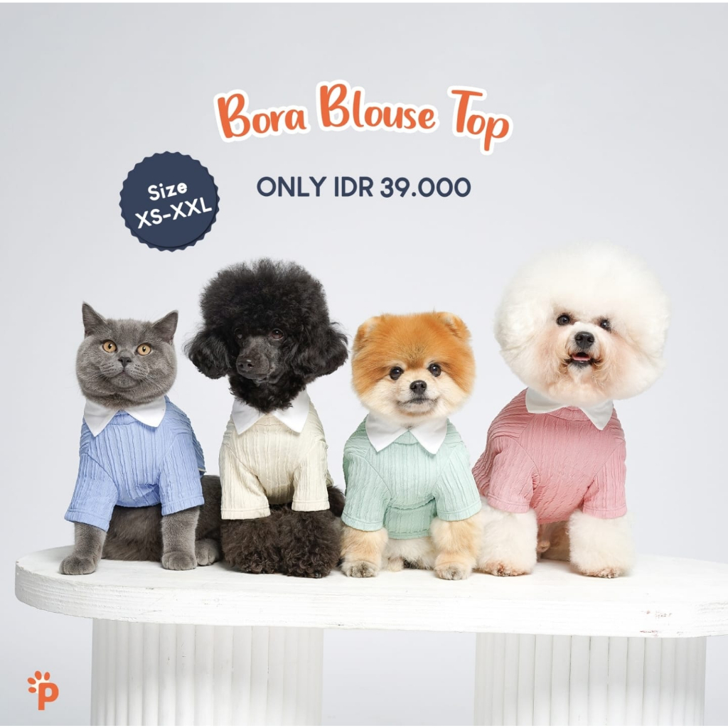 Pawlovin - Baju Kucing &amp; Anjing Bora Top