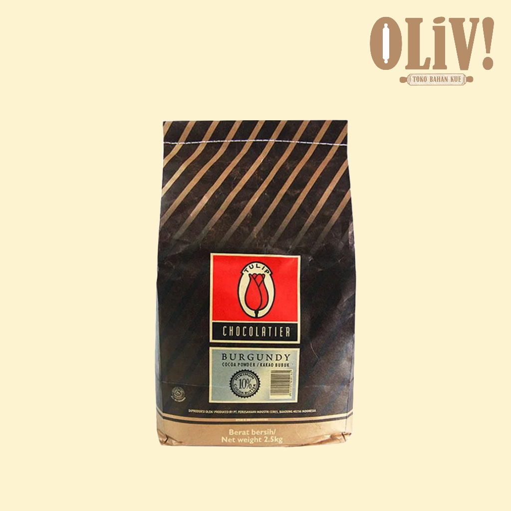 

Tulip Chocolatier Cocoa Bubuk Burgundy 2,5kg