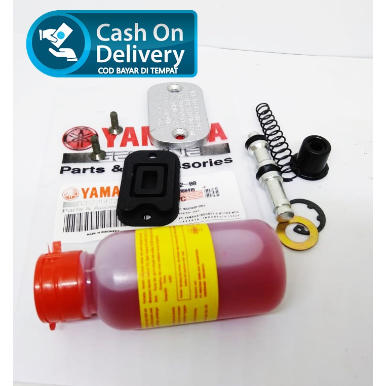 Paket Komplit karet Tutup Minyak rem Mio fino Jupiter + seal kit master rem + minyak rem  + swit rem depan