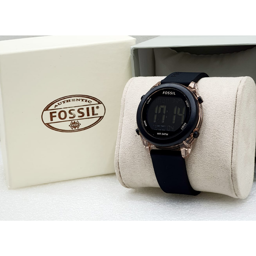 BEST SELLER JAM TANGAN WANITA FS I105 DIGITAL TALI RUBBER BODY BULAT DM 3.7CM FREE BOX &amp; BATERAI || JAM TANGAN FASHION WANITA JAM TANGAN CEWEK MURAH