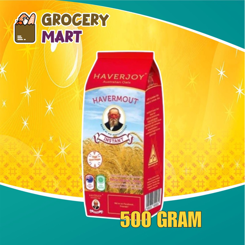 

Havermout Haverjoy Australian Oats Instant 500 gram - INSTANT 500GR