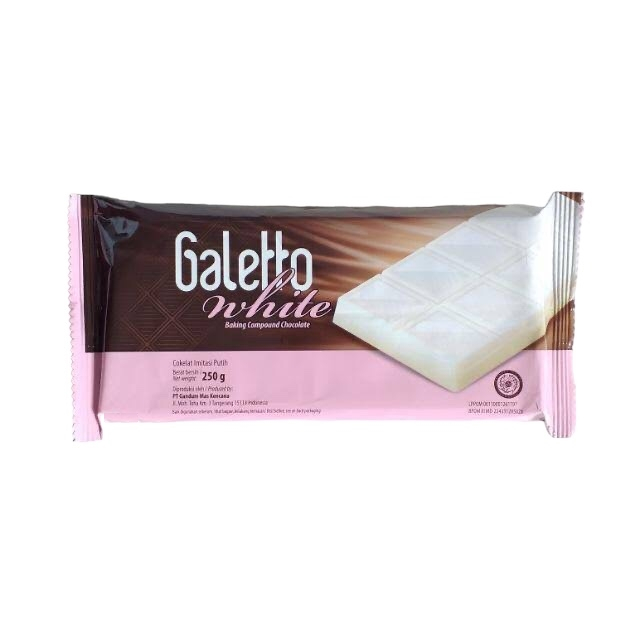 

Galetto White Compound Chocolate 250g Coklat Putih