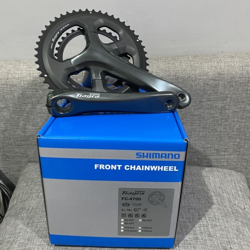 crank Shimano tiagra 4700 50/34 52/36×170 crankset shimano