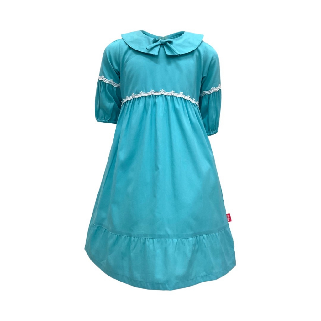 Pingu Semi Gamis Anak Perempuan Polos 91000523-Biru