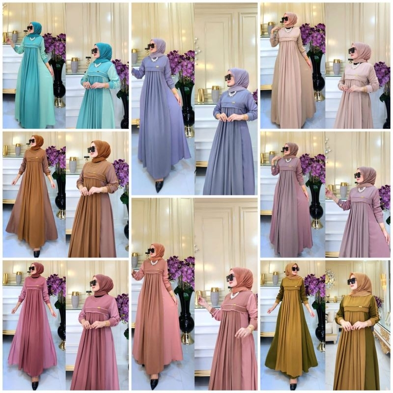 Gamis Rempel Dada By DF collection