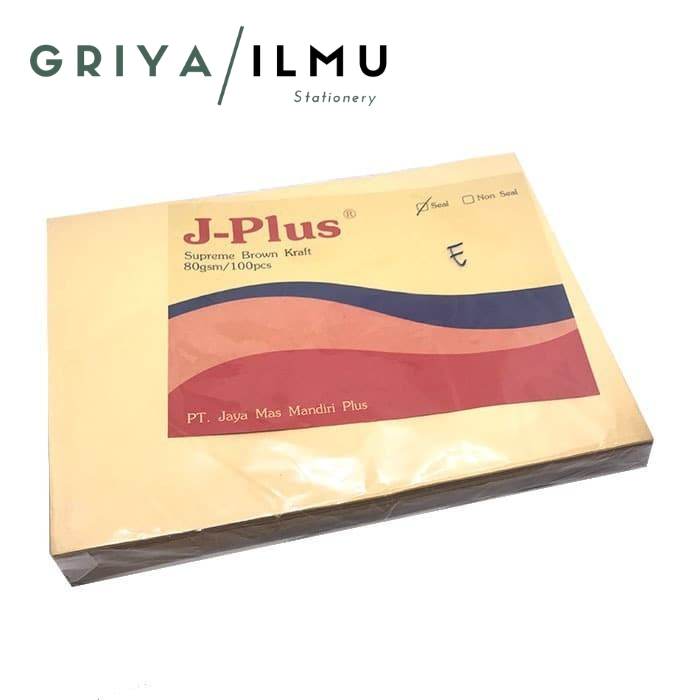 

Amplop Coklat Super Kraft E JPLUS Non Seal (005002)