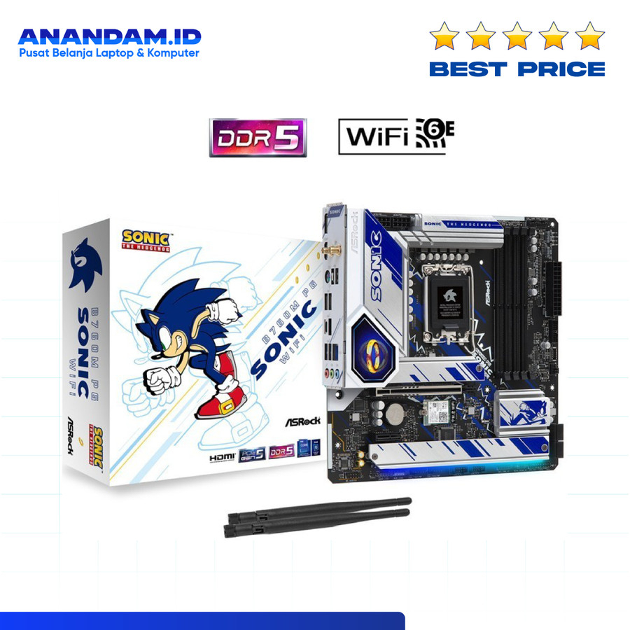 Motherboard ASRock B760M PG SONIC WIFI DDR5 Intel LGA 1700 B760