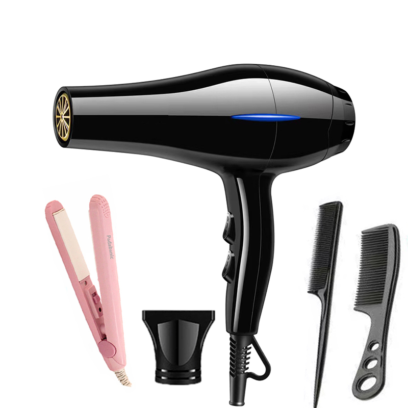 Hair Dryer 800W Dilengkapi Pancaran Cahaya Biru Import Pengering Rambut Hair dryer Import New