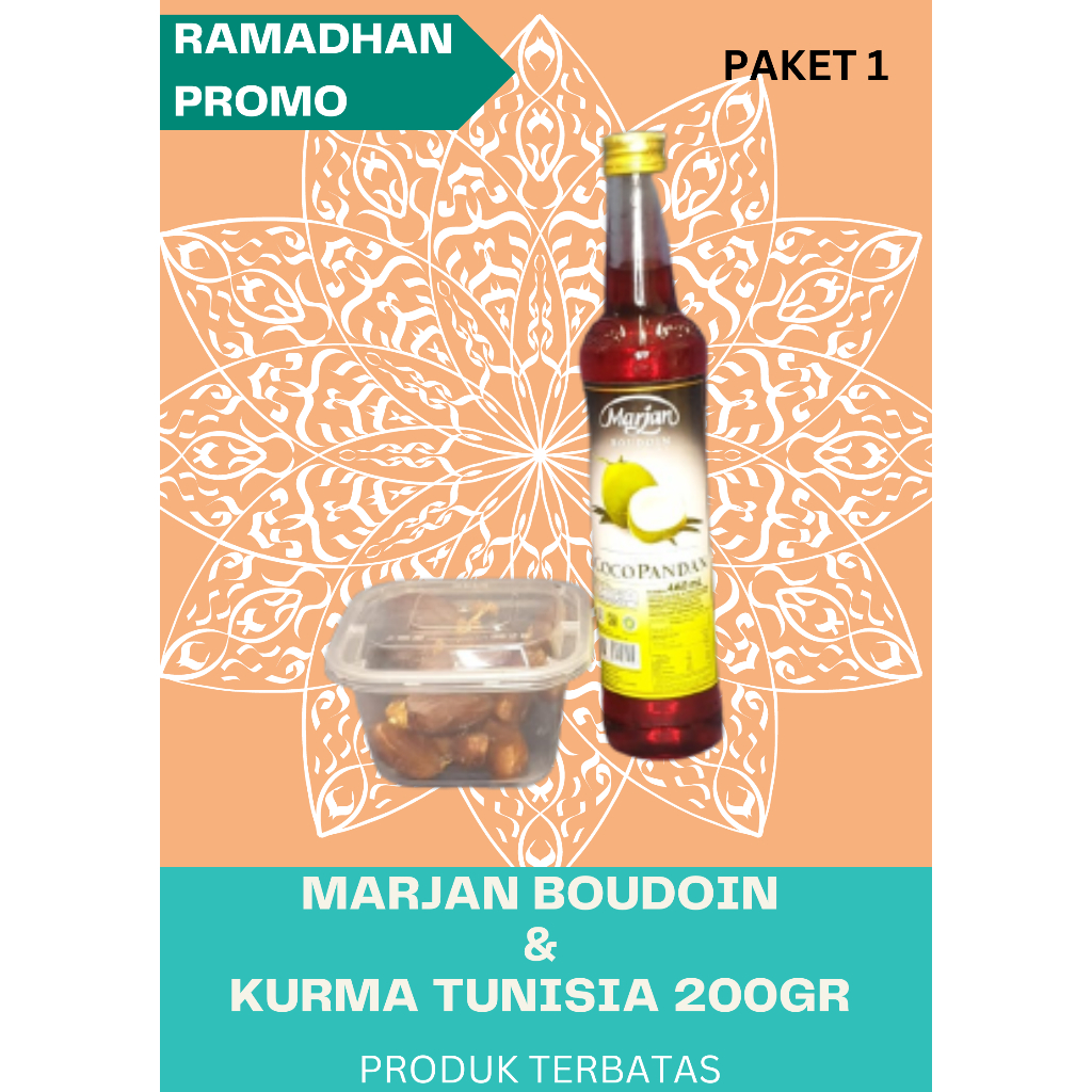 

PAKET MARJAN DAN KURMA TUNISIA