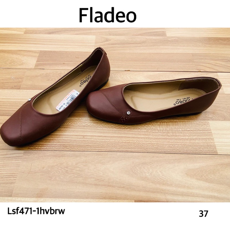 flatshoes coklat simple