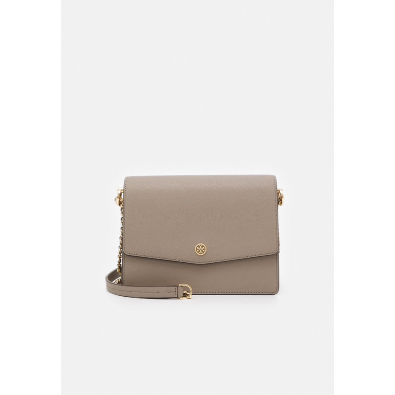 Tory Burch Robinson Convertible Shoulder Bag Apricot