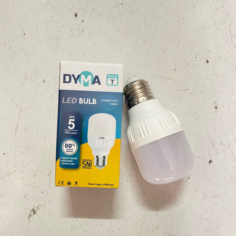 LED 5W DYMA TABUNG | LED BULB TABUNG HEMAT ENERGY