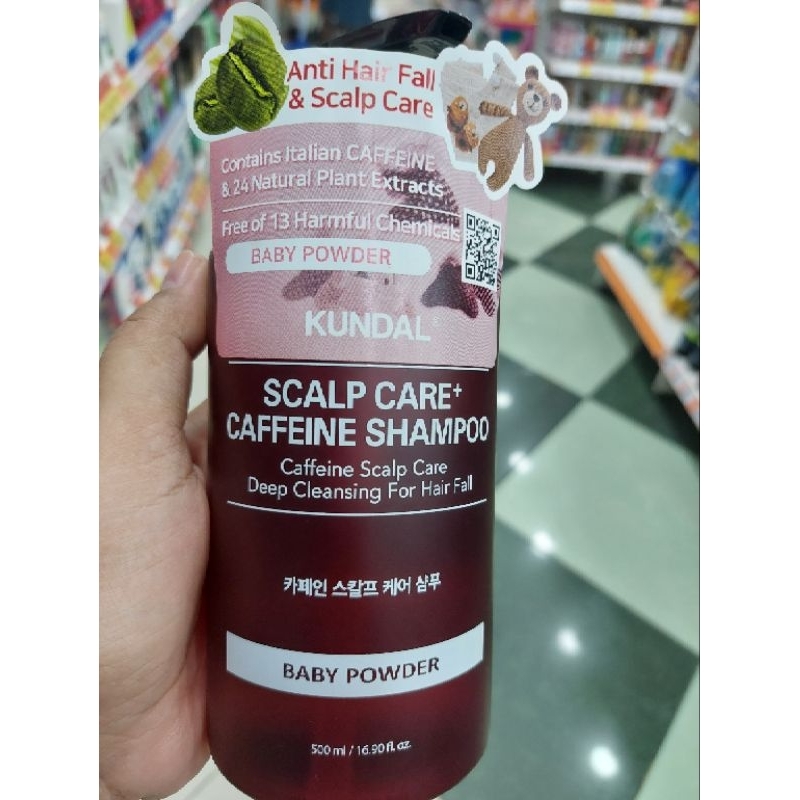 TERMURAH KUNDAL SCALP CARE+ CAFFEINE SHAMPOO 500ML