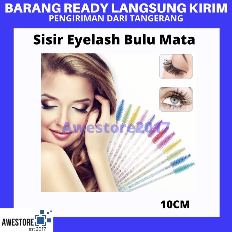 Sisir Eyelash Extension Bulu Mata Mascara Spoolers Makeup Tool Brush