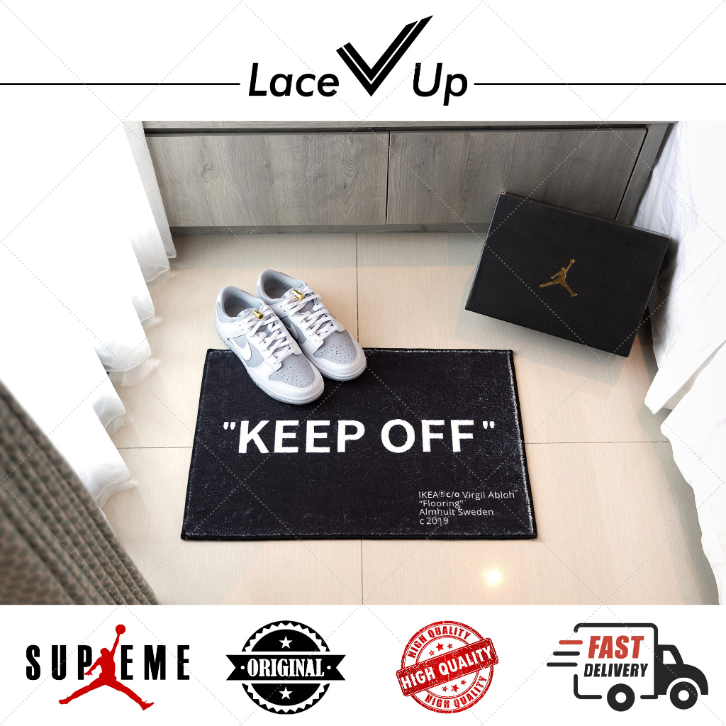 Sneakers Floor Mat Original Lace Up | Carpet | Karpet | Rug | Mat | Keset