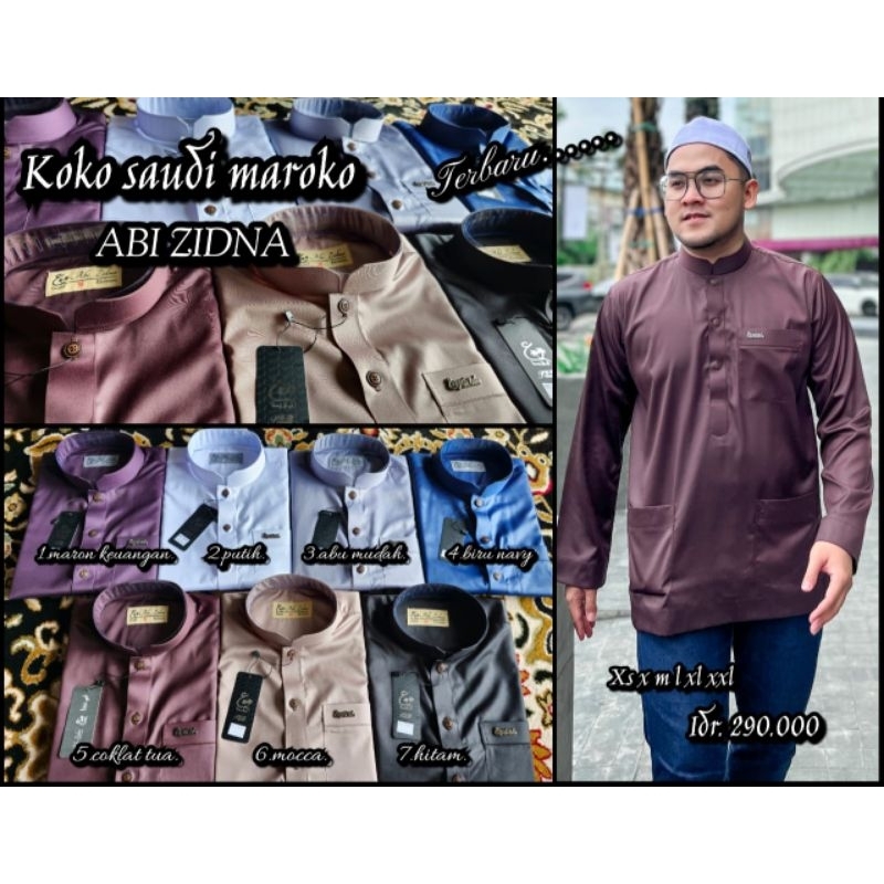 BUSANA BAJU MUSLIM ABI ZIDNA TERBARU THE BEST QUALITY