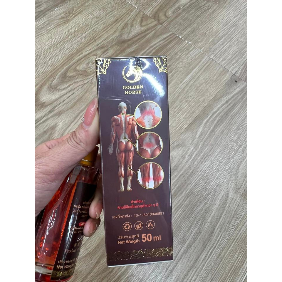 READY Golden Horse Massage OIL / Minyak Semprot Pegal / Minyak Pijat