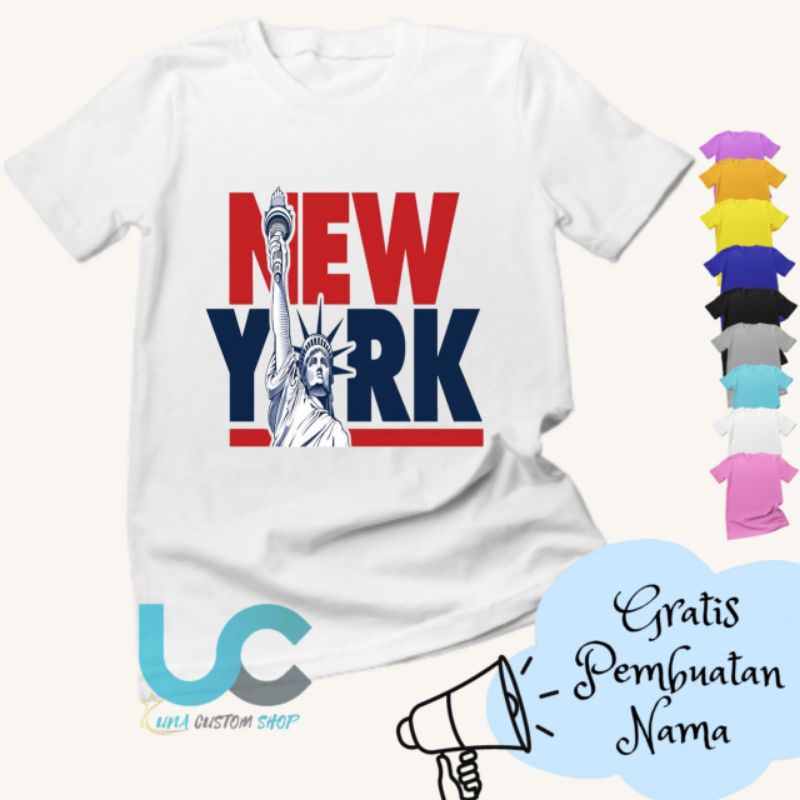Kaos Anak Liberty | Baju Anak Liberty | Kaos Anak Sablon | Kaos Anak Custom Terbaru (FREE NAMA)