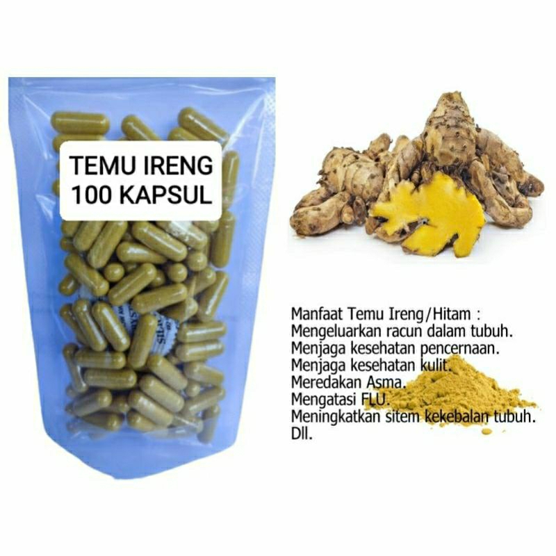 

TEMU IRENG 100 KAPSUL OBAT HERBAL TERBAIK TOPP SELLER JATIM (PREMIUM QUALITY)