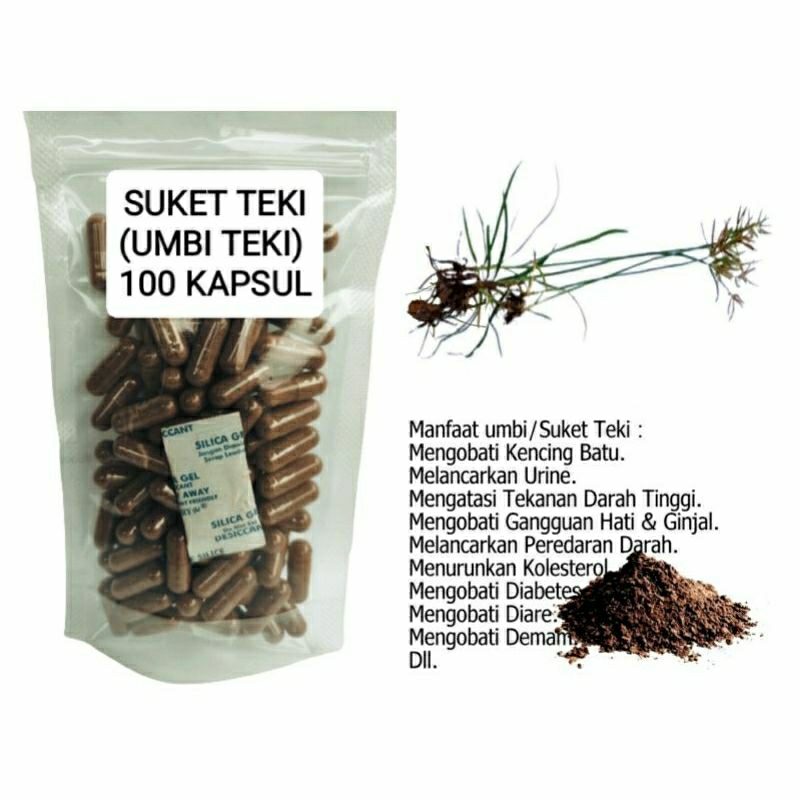 

SUKET TEKI 100 KAPSUL OBAT HERBAL TERBAIK TOPP SELLER JATIM (PREMIUM QUALITY)