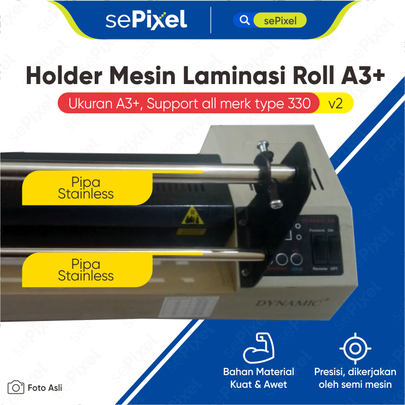 Penyangga laminating Holder Mesin Laminasi Roll A3