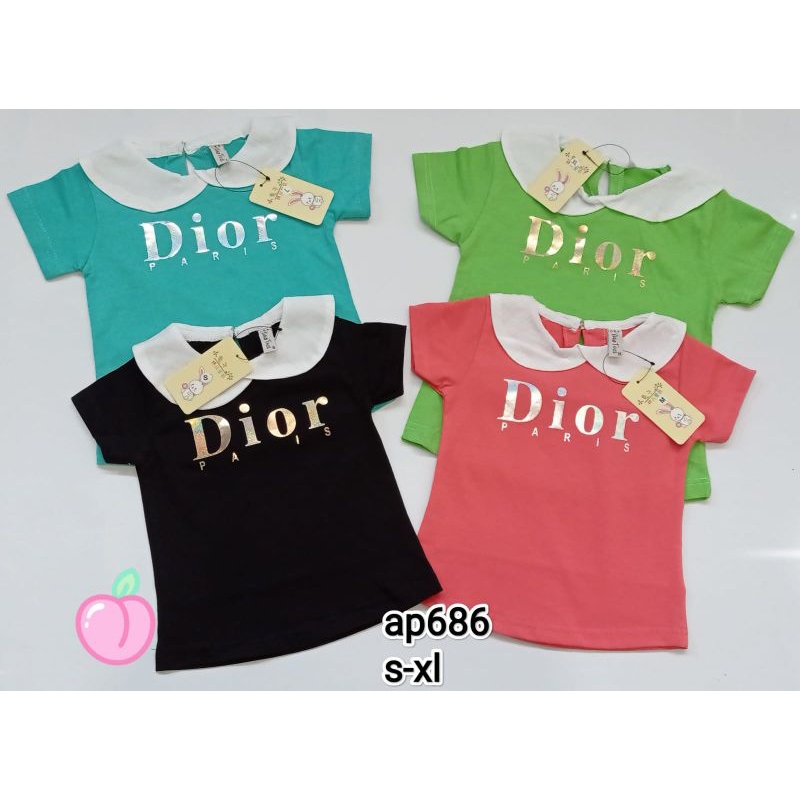 KAOS IMPORT KERAH PUTIH DOIR &amp; BALEN