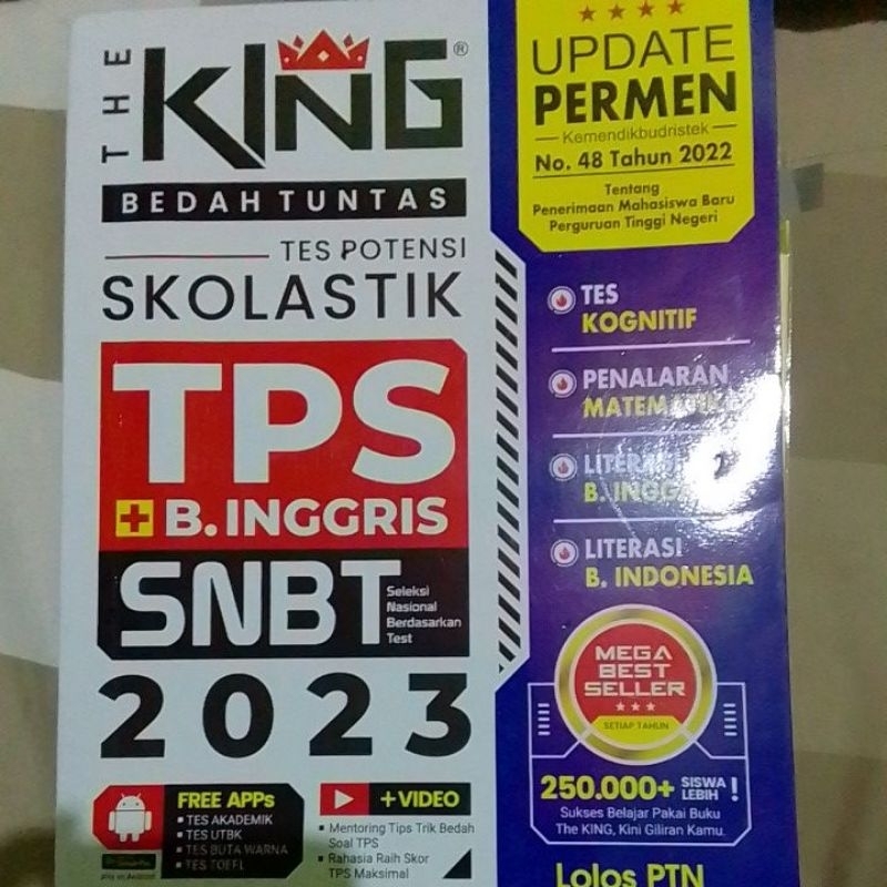 preloved buku the king-TPS 2023-SNBT