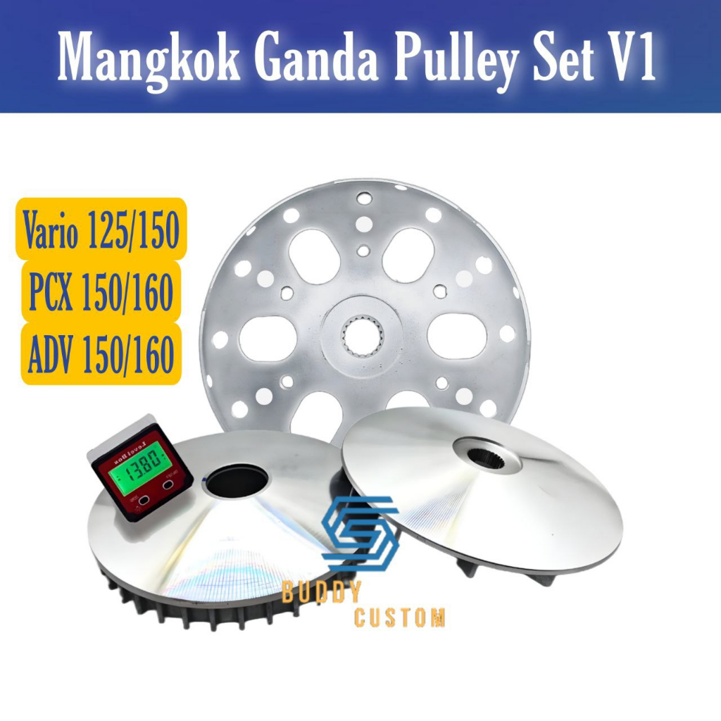 Paket Mangkok Ganda pulley Set Vario 125 150 PCX ADV-  Mangkok Ganda  Pulley set Original AHM