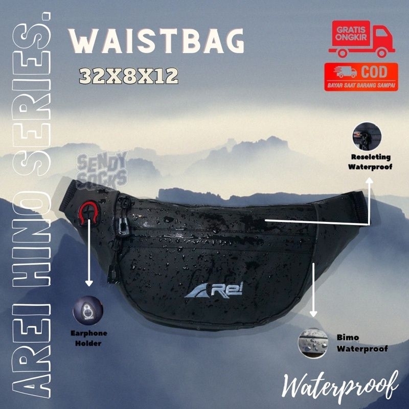 waistbag selempang anti air premium