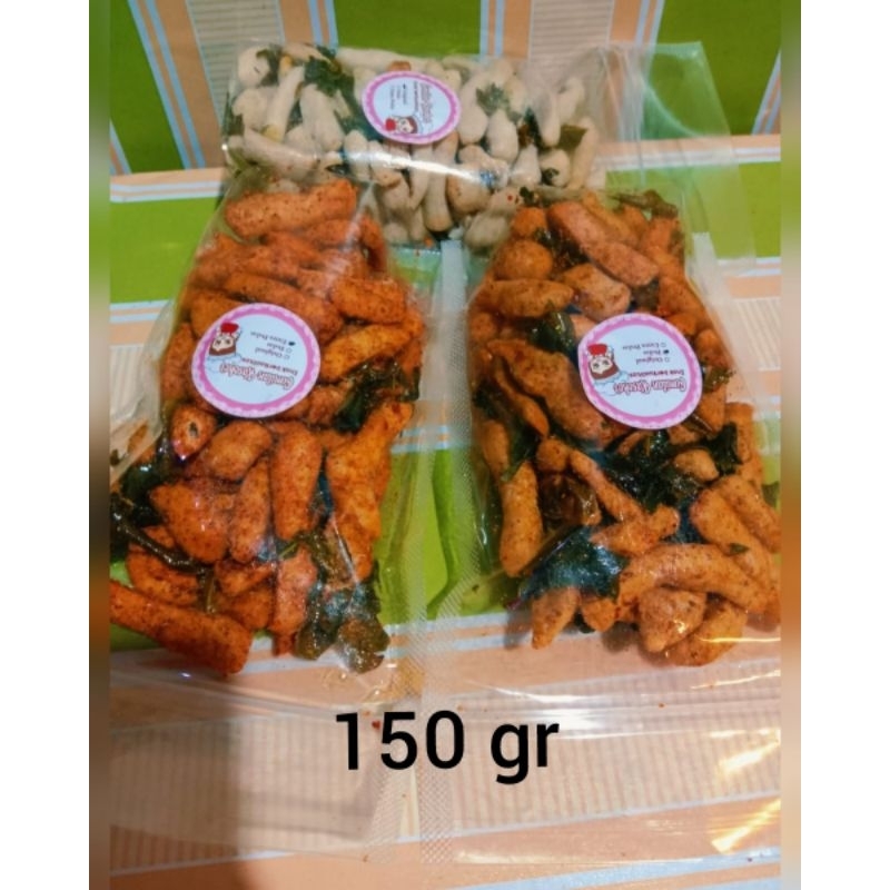 CEMILAN cikruh basreng 150 gr rempah  daun jeruk