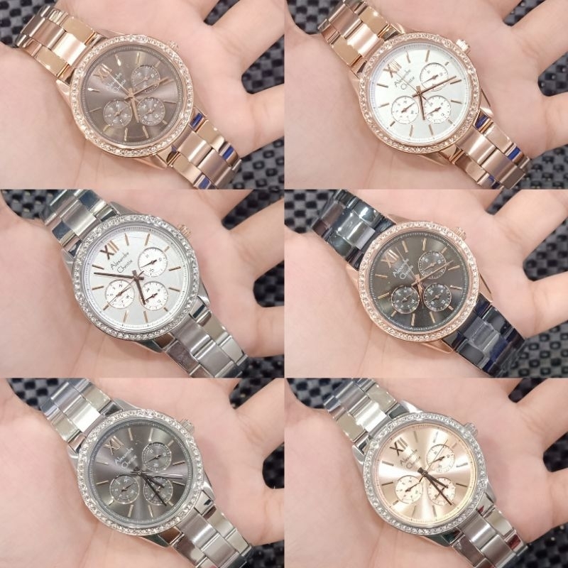 Jam Tangan Alexandre Christie Ac 2A46 / Ac2A46 Original wanita