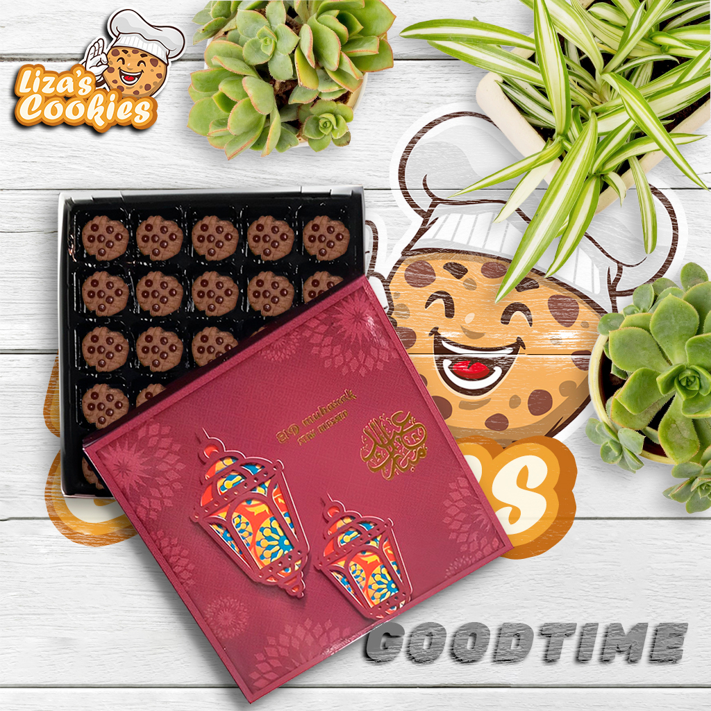 

HAMPERS BOX GOOD TIME ISI 25 KUE | HAMPERS KUE LEBARAN